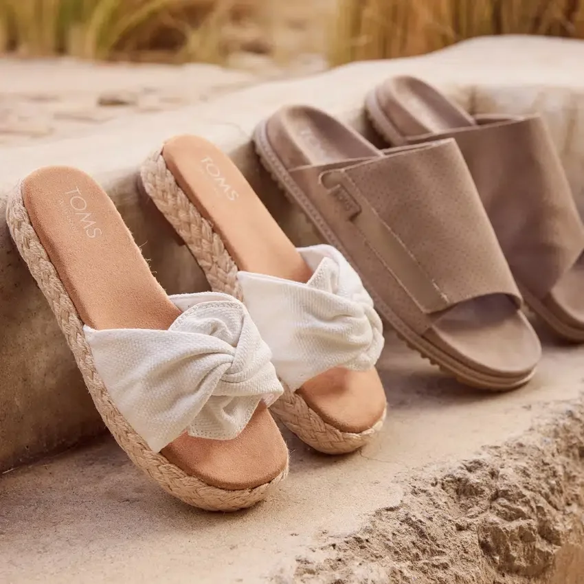 Damen Abby Slide Flatform-Espadrille-Sandale Damen Abby Slide Flatform-Espadrille-Sandale