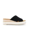 Damen Diana Crossover-Mule-Keilabsatz-Sandale