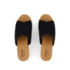 Damen Diana Crossover-Mule-Keilabsatz-Sandale