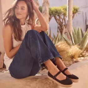 Damen-Espadrille „Carolina Mary Jane“