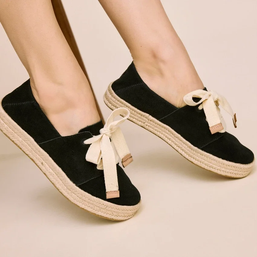 Damen-Espadrille „Carolina“ mit Schnürung Damen-Espadrille „Carolina“ mit Schnürung