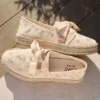 Damen-Espadrille „Carolina“ mit Schnürung Damen-Espadrille „Carolina“ mit Schnürung
