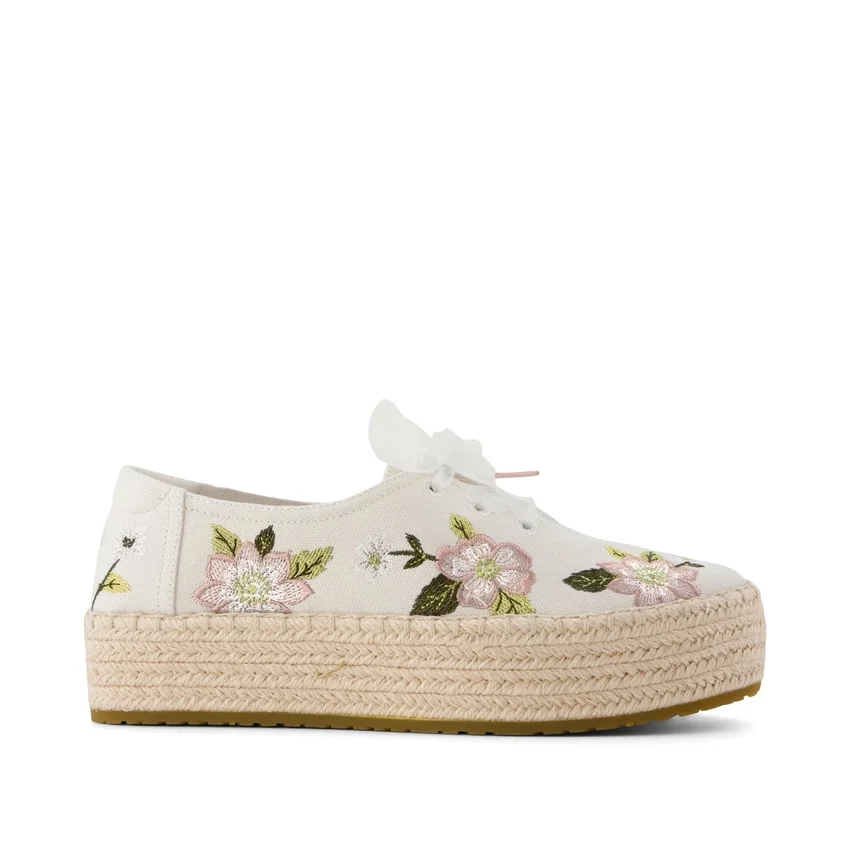 Damen-Espadrille „Valencia“ mit Schnürung und Plateau Damen-Espadrille „Valencia“ mit Schnürung und Plateau