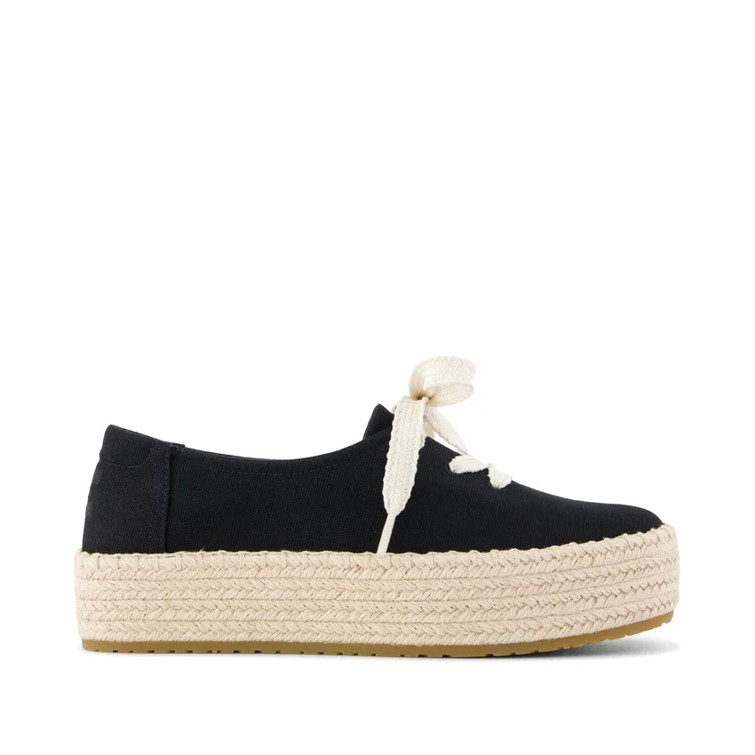 Damen-Espadrille „Valencia“ mit Schnürung und Plateau Damen-Espadrille „Valencia“ mit Schnürung und Plateau