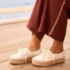 Damen-Espadrille „Valencia“ mit Schnürung und Plateau