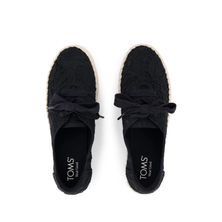 Damen-Espadrille „Valencia“ mit Schnürung und Plateau Damen-Espadrille „Valencia“ mit Schnürung und Plateau