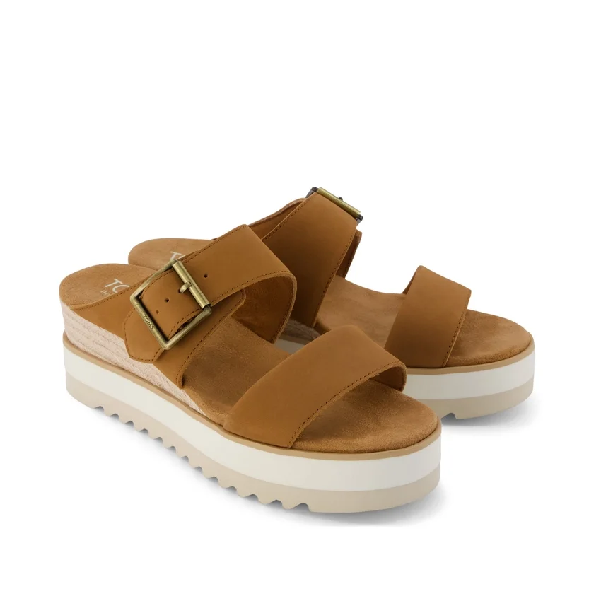 Damen-Sandale „Diana“ im Mule-Stil mit Keilabsatz und Schnalle Damen-Sandale „Diana“ im Mule-Stil mit Keilabsatz und Schnalle