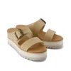 Damen-Sandale „Diana“ im Mule-Stil mit Keilabsatz und Schnalle Damen-Sandale „Diana“ im Mule-Stil mit Keilabsatz und Schnalle