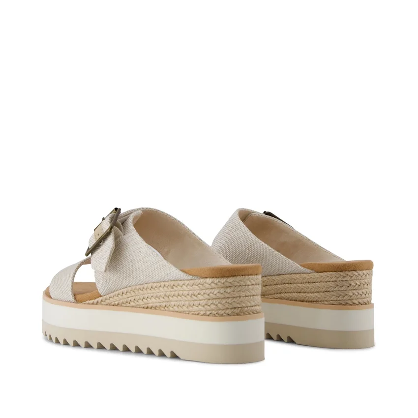 Damen-Sandale „Diana“ im Mule-Stil mit Keilabsatz und Schnalle Damen-Sandale „Diana“ im Mule-Stil mit Keilabsatz und Schnalle