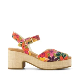 Damen-Sandale „Isla“ mit Peep-Toe und Absatz
