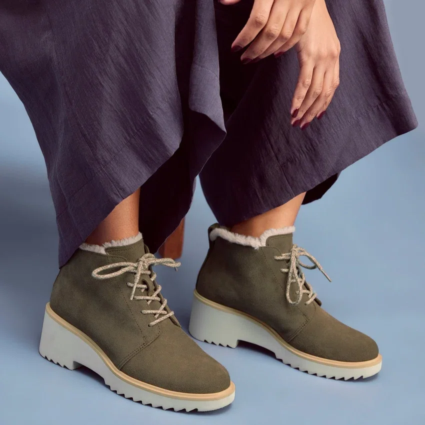 Damen-Schnürstiefel „Maude“ mit Keilabsatz Damen-Schnürstiefel „Maude“ mit Keilabsatz