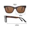 Handgefertigte Damen-Sonnenbrille „Margot“ Handgefertigte Damen-Sonnenbrille „Margot“