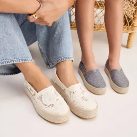 Kinder-Espadrille „Valencia“ mit Plateau