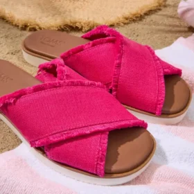 Mae Crossover-Slide-Sandale für Damen