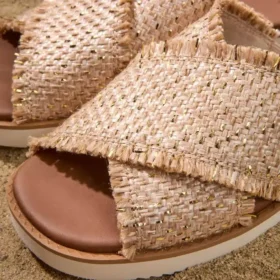 Mae Crossover-Slide-Sandale für Damen