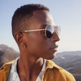 Unisex-Sonnenbrille „Hudson“, handgefertigt
